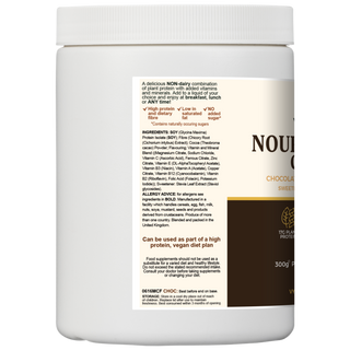 VYTRO® NOURISHSHAKE+ Chocolate – Vegan Botanical Protein Shake | 17g Plant Protein, Dairy-Free & No Added Sugar
